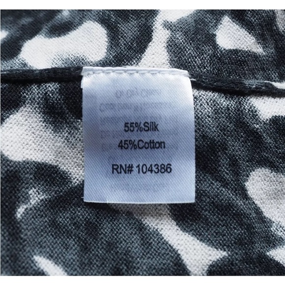 Garnet Hill silk/cotton lightweight knee length dress! Abstract print! Size Med - Picture 8 of 15